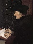Hans Holbein Writing in the Erasmus Germany oil painting reproduction